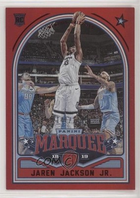 2018 Panini Chronicles Marquee Red 141/149 Jaren Jackson Jr #249 Rookie RC 8ww