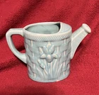 Vintage Shawnee Pottery Watering Can Vase Planter Teal Blue Green VGC