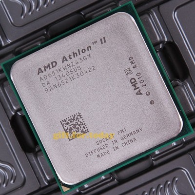 Genuine Athlon II X4 651K 3GHz Quad-Core (AD651KWNZ43GX) Processor CPU #am