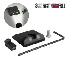 Front Rear Fiber Optic Sights Green Dot for Taurus G3 w/o G2C G2S PT111 G2 709