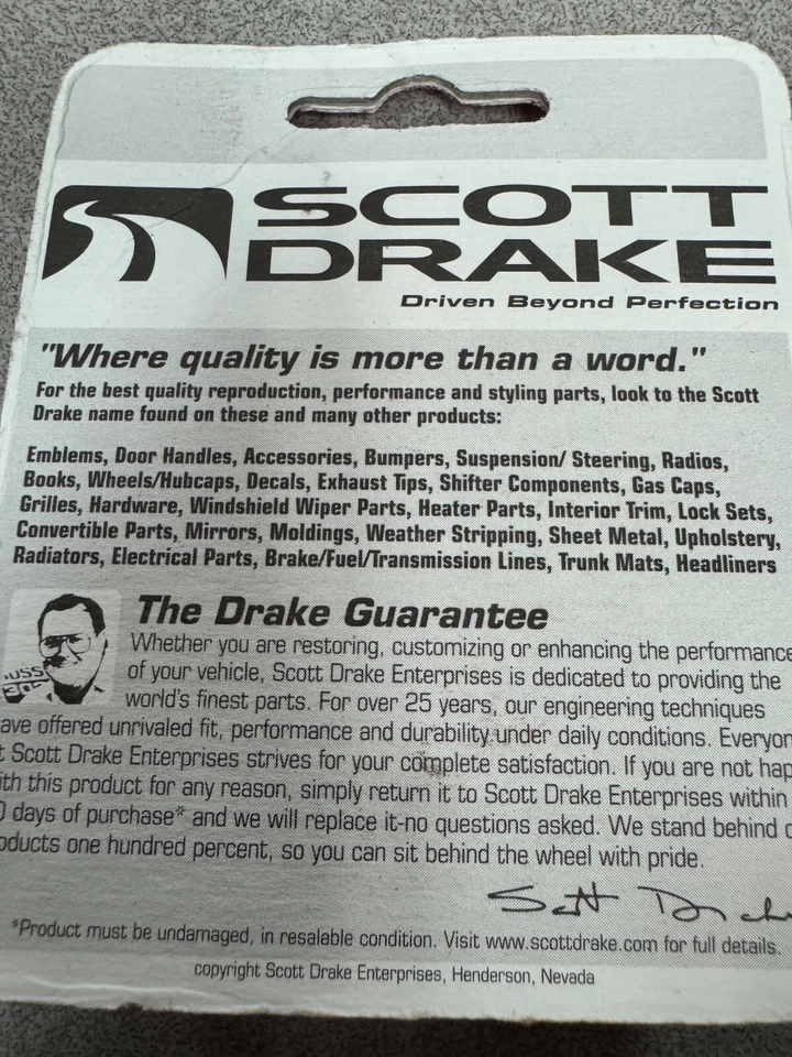 Ford Mustang 1968-1971 reproducción ventana manivela perilla - verde oscuro Foto 3 de 3