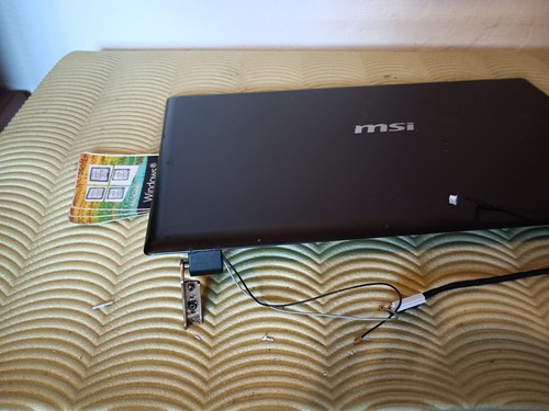 MSI GE620 COVER CORNICE CERNIERE FLAT WEBCAM COMPRESO LCD 15,6" - Afbeelding 3 van 6