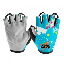 Unisex Adult Cycling Half Finger Short bicycle Gloves gel Padded