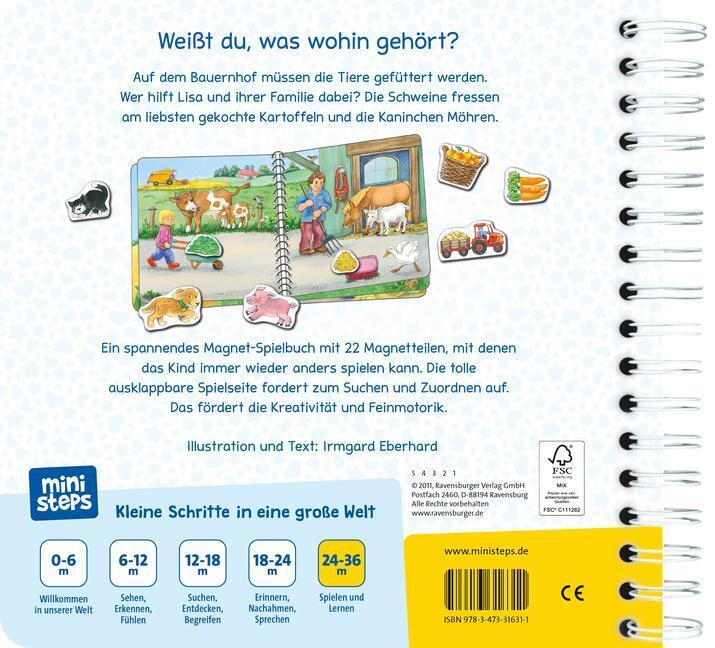 Thumbnail - Ministeps: Wer Füttert Wen? | Irmgard Eberhard | Taschenbuch |