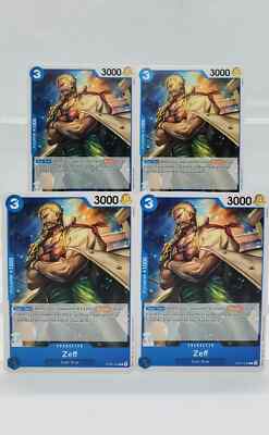 One Piece TCG Zeff OP06-048 Wings of the Captain 4x Playset English NM