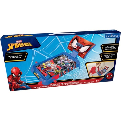 Pinball elettronico Spider-Man Lexibook con luci e suoni - Foto 3 di 4
