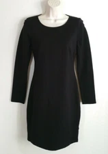 Lulu's Women Size Medium Black Bodycon Dress Tallest Tower Floral Lace Open Back