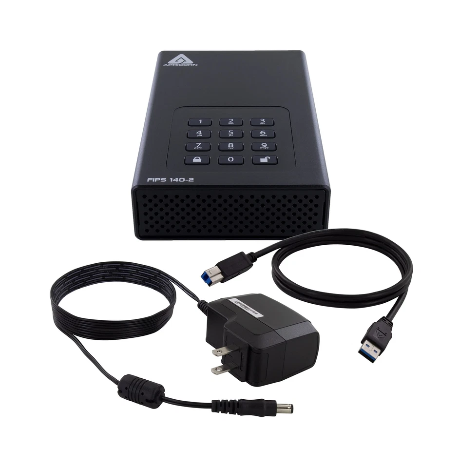 Apricorn 6TB Aegis Desktop Padlock FIPS 140-2 Validated 256-Bit Encrypted Har... - Image 3 of 4