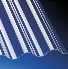 Acryl Wellplatten Lichtplatten | 3 mm | Sinus 177/51 | P5 | Glatt | Klar