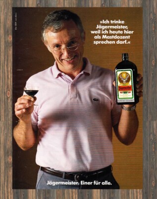 Jägermeister #3059 - Reklame Werbeanzeige Original-Werbung 1987