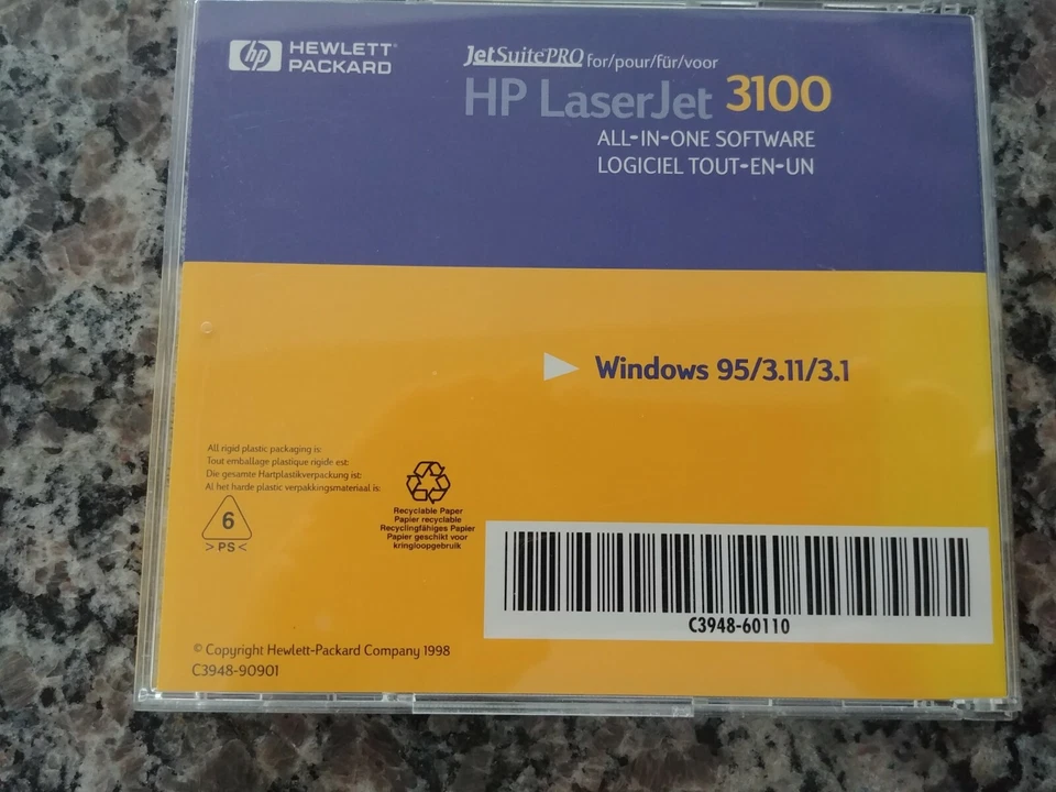 Hp Laserjet 3100 Install CD For Win95/3.1. - Image 2 of 2