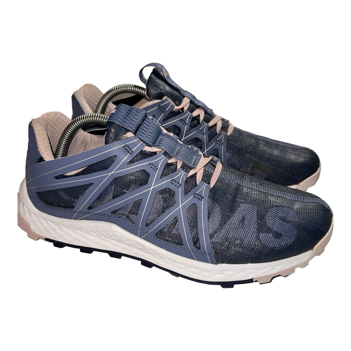 Adidas Vigor Bounce Trail Running Shoes Blue Pink Women
