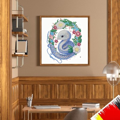 AISEN DIY 5D Diamond Painting Bilder, Tierkreis Diamant Painting Teilbohrer set,