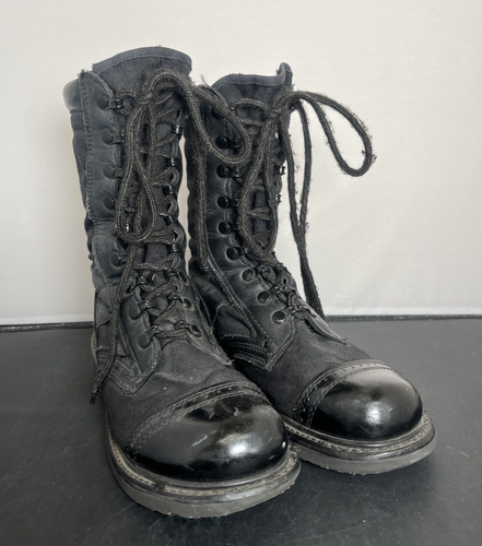 CORCORAN Combat Jump Boots Grunge Punk Made in USA Size 8.5 Men’s 17257 Black