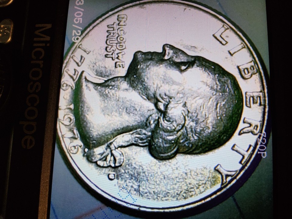 1976 Bicentenario Drummer Boy Quarters P&D Circolato Rotolo - Foto 5