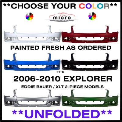NEW FRONT UPPER BUMPER FOR 2006-2010 EXPLORER PTD *CHOOSE YOUR COLOR* FO1000600