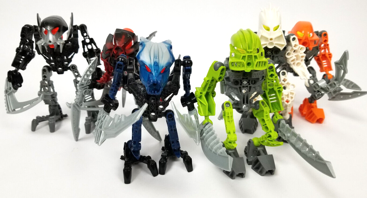 LEGO Bionicle Matoran of Light All Complete Set 8944 8945 8946