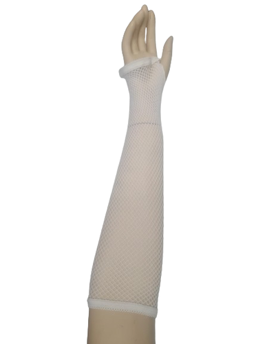 Long Fishnet Fingerless Gloves Accessory - Picture 3 of 6