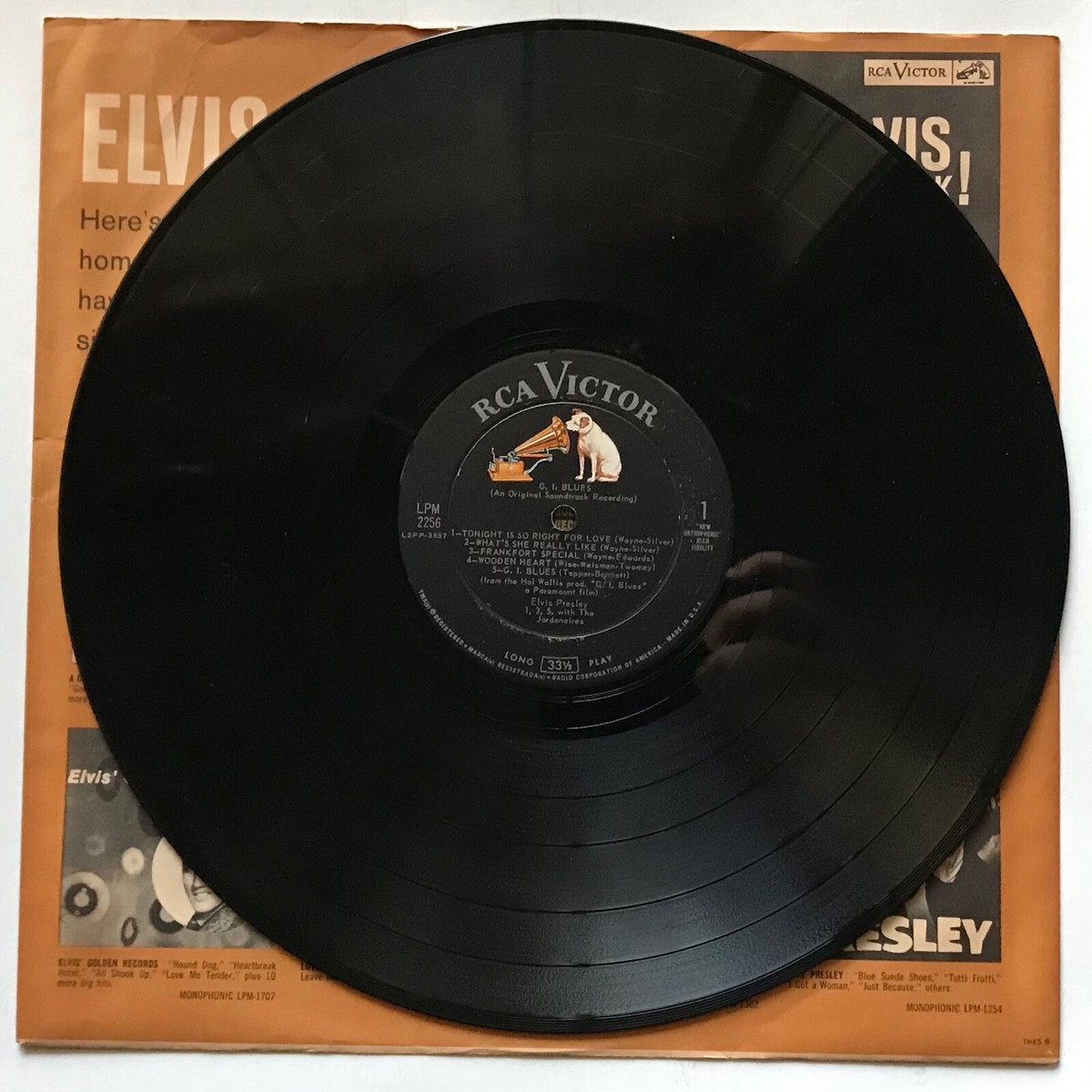 Elvis Presley G.I. Blues UK(英)盤 LP Mono Elvis Presley G.I. Blues UK(英)盤LP Mono深溝