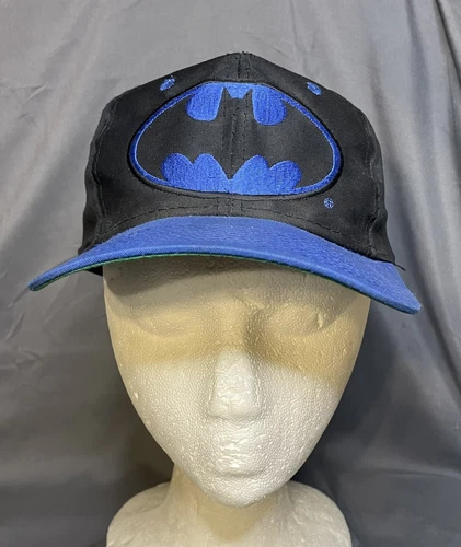 Vintage Batman DC Comics Snapback Cap Hat 1991 Dark Knight Comic Book