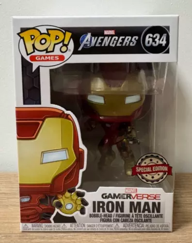 Iron Man #634 Funko Pop! Marvel Avengers EDICIÓN ESPECIAL GAMERVERSE