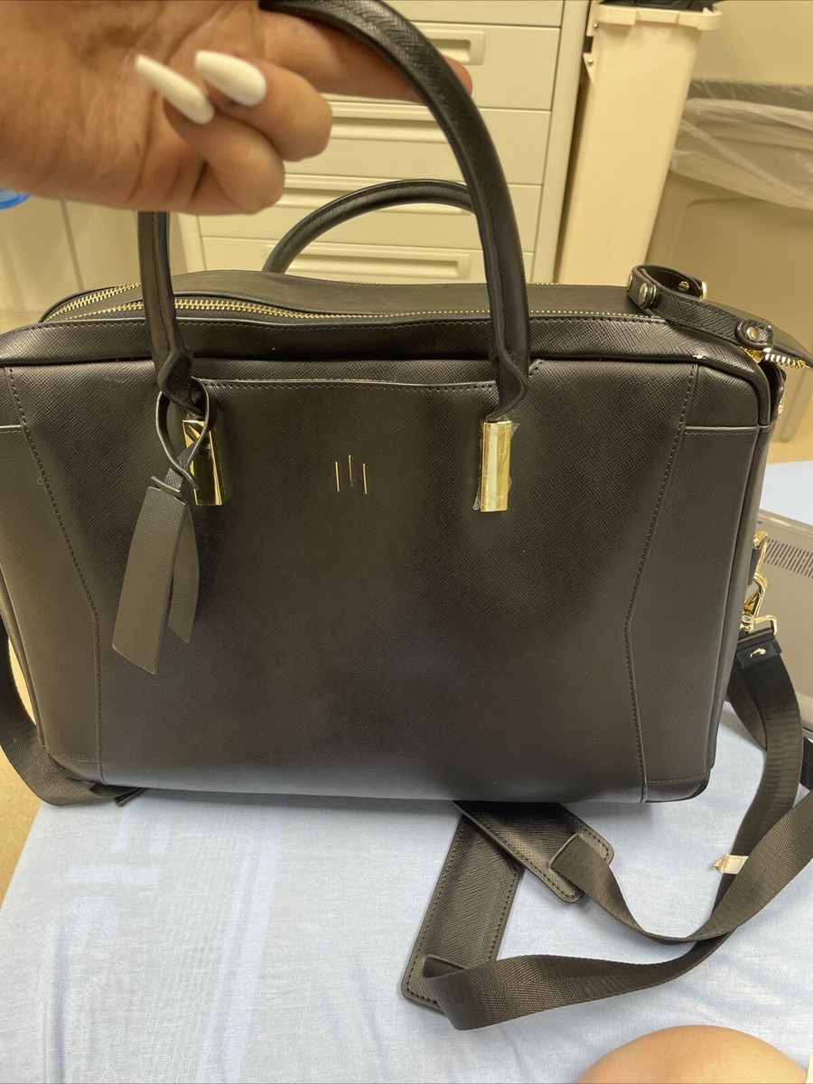 La Mansio バッグ BLACK SAFFIANO LaMansioOne_BlackSaffianoHandb