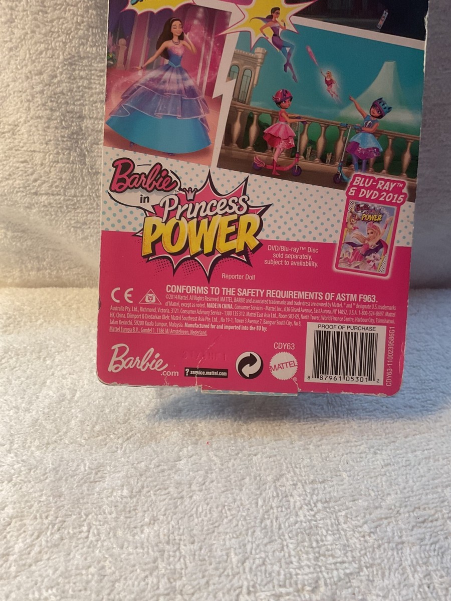 Barbie Ken Reporter – Action Figure Con Abiti E Accessori, Ispirato Al Film Super Principessa