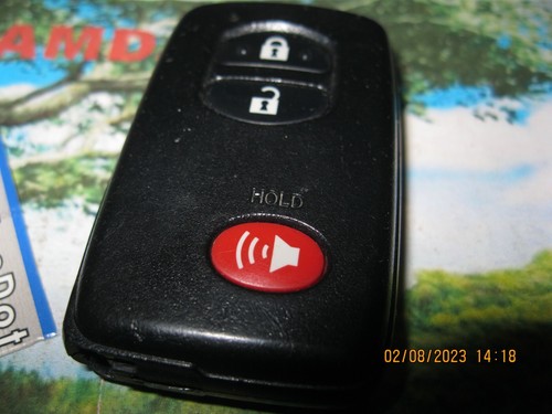 1x DESBLOQUEADO OEM para TOYOTA Highlander Llavero Inteligente Transmisor Remoto HYQ14AAB - Imagen 6 de 6