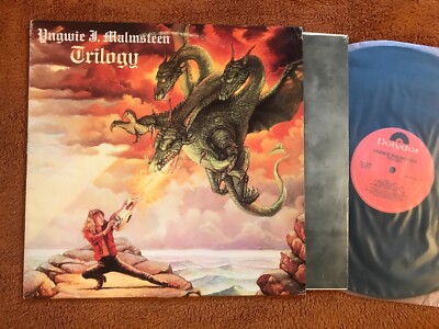 YNGWIE J. MALMSTEEN trilogy ORIGINAL VINYL LP 1986 malmsteen's