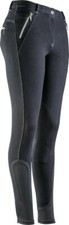 Damen Winter / Herbst Reithose Winterreithose Schwarz