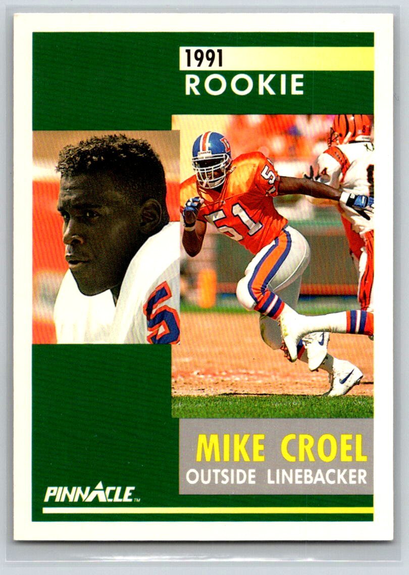 1991 Pinnacle #292 Mike Croel  ROOKIE CARD