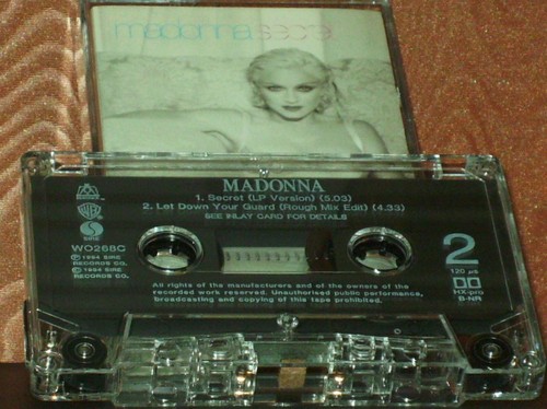 Madonna Secret cassette single Electronic Downtempo, Synth-pop - Picture 5 of 6