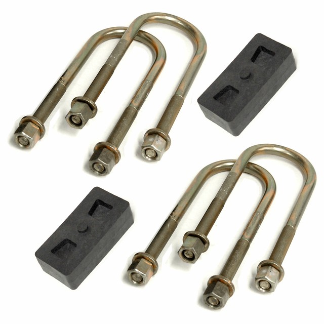 1.5" Rear Leaf Spring Block & UBolt Lift Kit 19731991 C10 C1500 K15