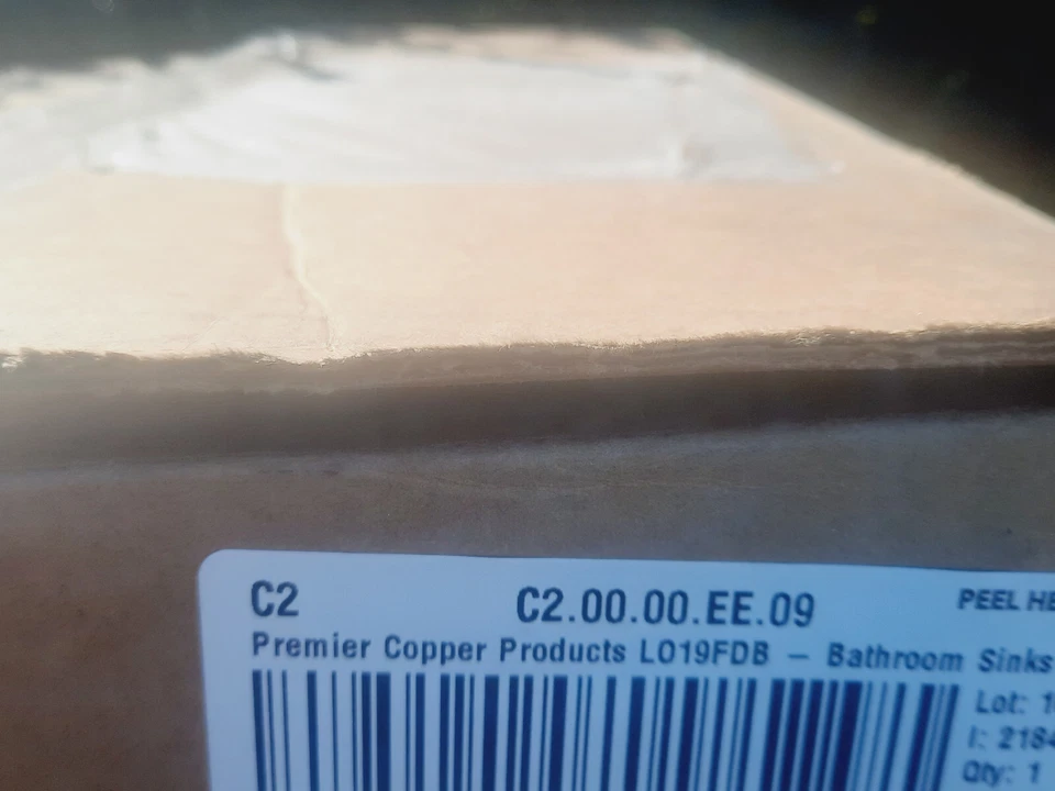 Fregadero de baño Premier de cobre bajo montaje ovalado rústico bronce frotado con aceite *TIENE CURVA* Foto 2 de 4