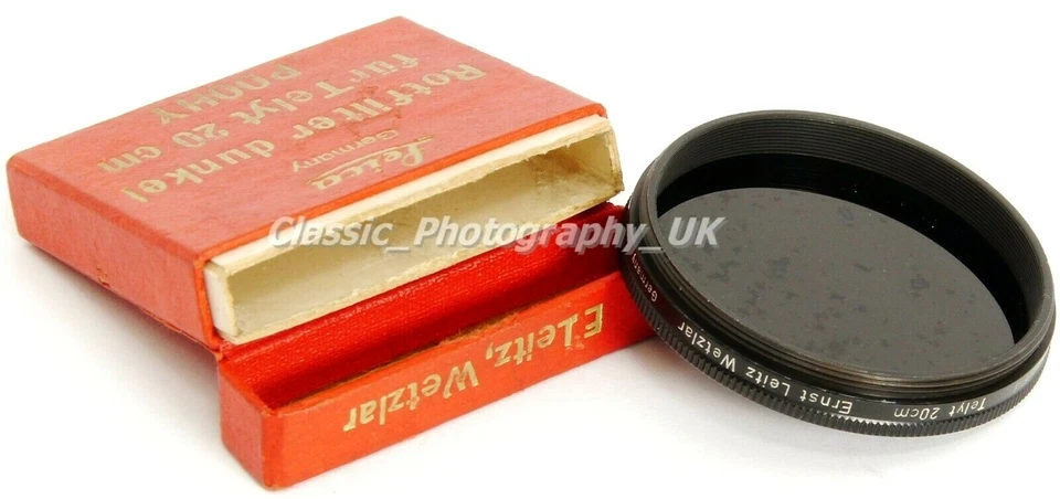 Leica POOHY Dark Red Filter E48 for LEITZ Telyt 200mm / THAMBAR 9cm Lenses RARE! - Image 2 of 3
