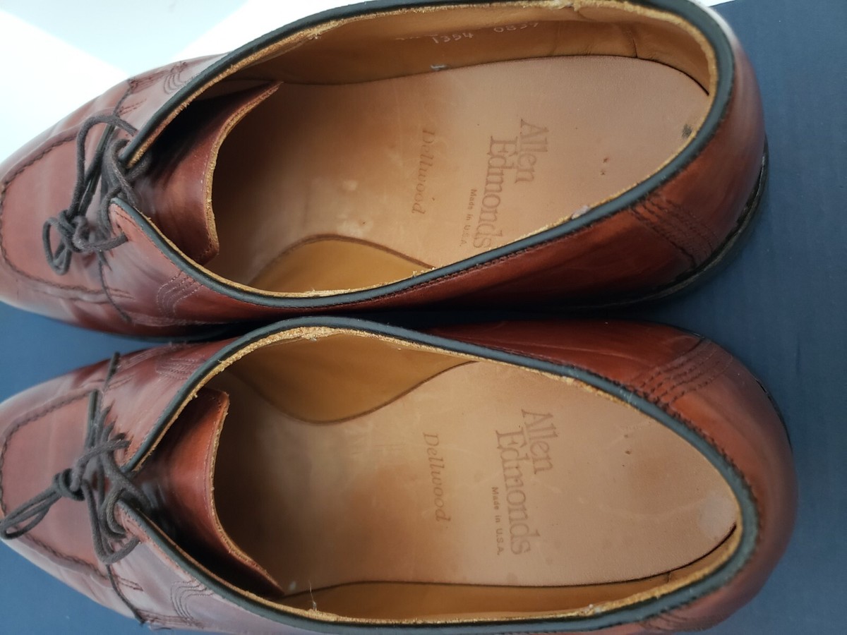Allan Edmonds Dellwood lace up men leather oxford shoe, English