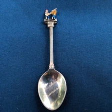 Nashville Tennessee Miniature Silver Spoon GT. Britain W.A.R.W Silver Plate 