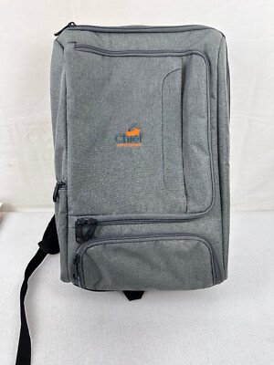 EBAGS PROFESSIONAL SLIM LAPTOP BACKPACK - GRAY - ORANGE LINER - PRE-OWNED