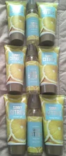 Groovi Beauty Sunny Citrus Lot of 9 Shower Gel Body Mist Body Lotion Lemon Set