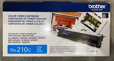 Genuine Brother TN-210c Cyan Toner Cartridge Open Box Cartridge Is NEW &Sealed