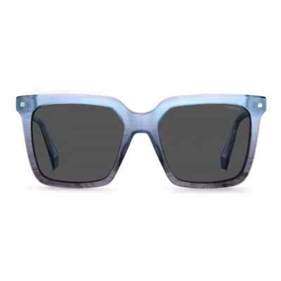 Polaroid PLD4115/S/X 0WS6 M9 Azure Pearl  Frame Gray Polarized Lens Sunglasses