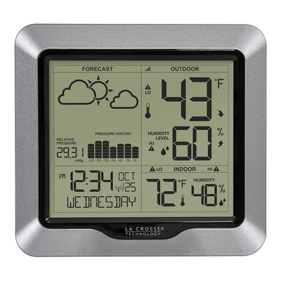 Advanced Wireless Weather Station: Dynamic Icons, Barometric Pressure, Atomic Ti