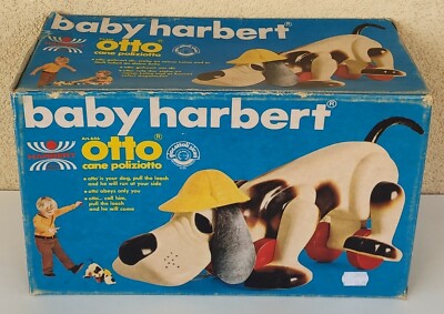 EIGHT POLICEMAN DOG BABY HERBERT NEW VINTAGE ART.646 80s Safe Toys
