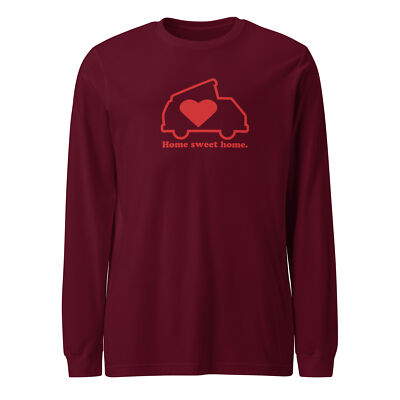 Home Sweet Vanagon Westy T3 Camper Van Bus Love Heart Unisex Long Sleeve T-Shirt