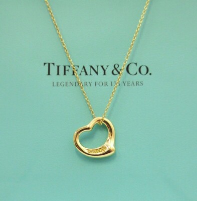 TIFFANY & Co. Elsa Peretti 18K Gold 5 Yellow Diamond Open TIFFANY & Co. Elsa Peretti 18K Gold 5 Yellow Diamond Open