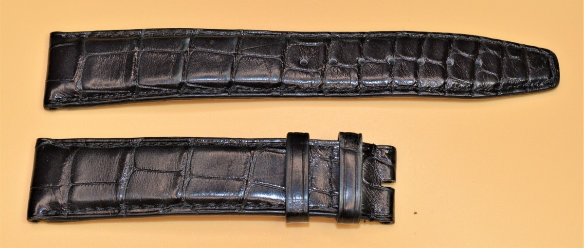Authentic IWC Black Leather Watch Strap E06732 DZBN 20/18mm Authentic IWC Black Leather Watch Strap E06732 DZBN 20/18mm