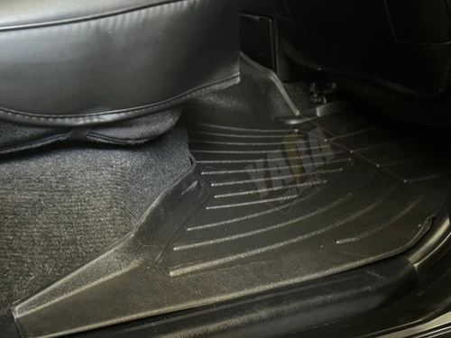 Luxury 5D TPE  Floor Mats for Toyota Hilux Dual Cab 2005-2015 Waterproof - Picture 6 of 12