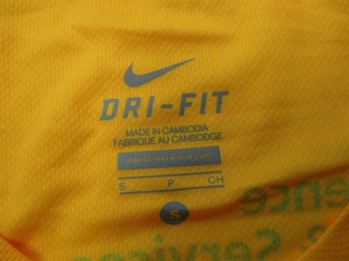 NIKE Women's Size S DRI FIT Training Portland To Coast 2015 Orange Mesh T-Shirt - Picture 4 of 7