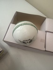 White Leather Cricket Ball Mens 5.5 Oz/156 grams