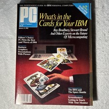 Vintage PC Mag Magazine Volume 4 Number 1 January 8, 1985 Computers Microsoft